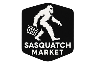 Sasquatch Market Logo - Transparent Background