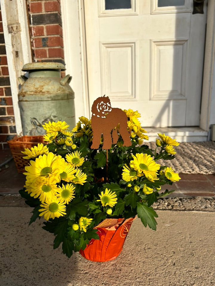 Labradoodle Plant Stake / Decorative Plant Marker