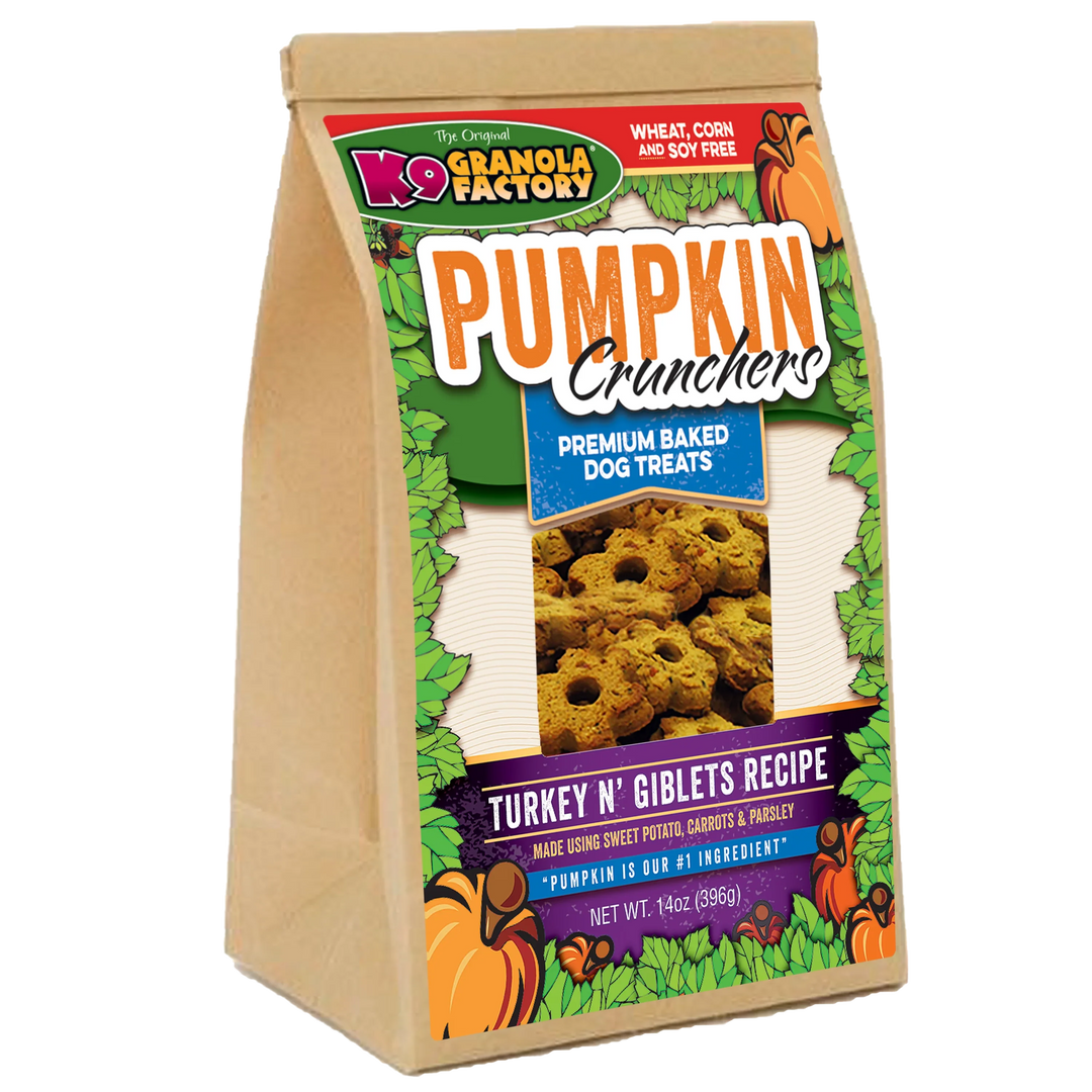 K9 Granola Factory Pumpkin Crunchers, Turkey N&