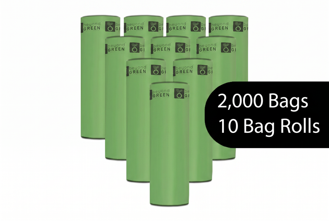 Dog Waste Bags – 200-Count Core Roll 8" x 13" – Made in USA
