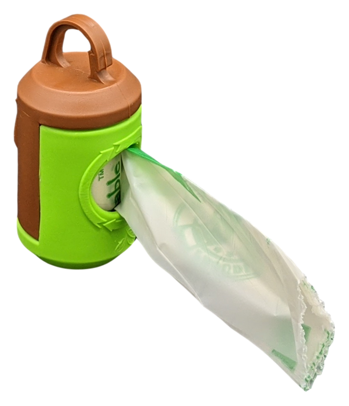 beyondGREEN Dog Poop Bag Leash Dispenser – Clip-On Holder Fits Standard Rolls – Durable &amp; Portable