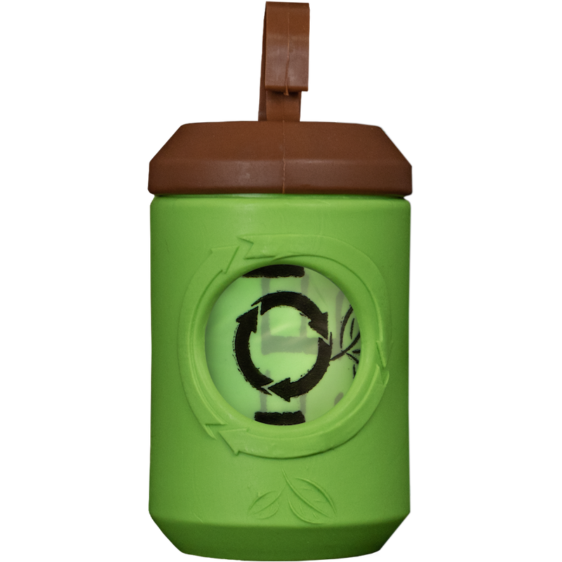 beyondGREEN Dog Poop Bag Leash Dispenser – Clip-On Holder Fits Standard Rolls – Durable &amp; Portable