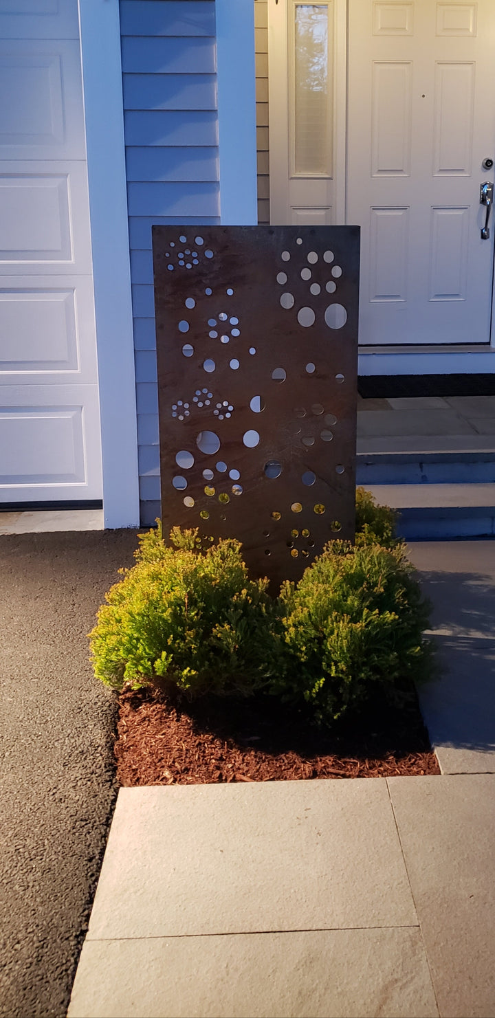 Metal Privacy Screen or Large Metal Wall Art (46" Inch)