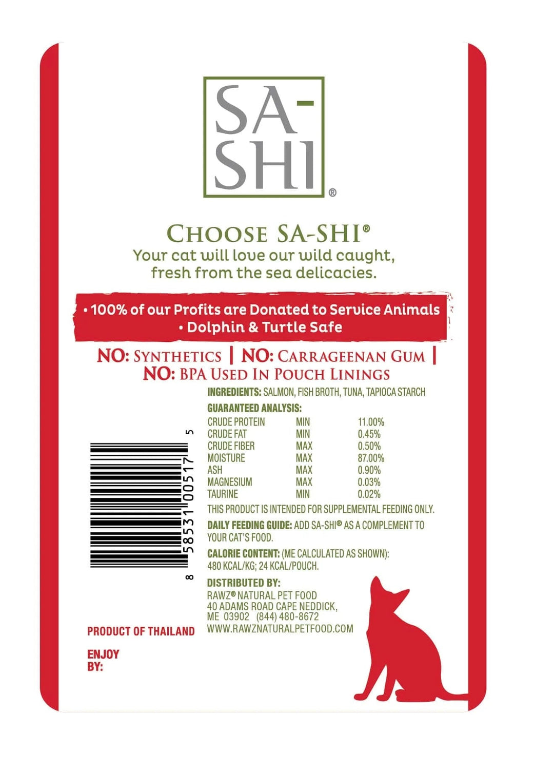 Sa-Shi Salmon &amp; Tuna Recipe (1.76oz)