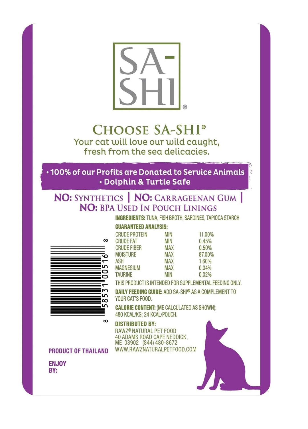 Sa-Shi Tuna &amp; Sardines Recipe (1.76oz)