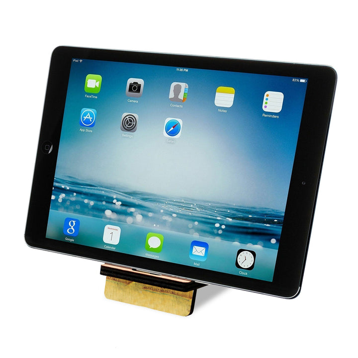Sophisticated Cats Cell Phone Stand Family Decor - Wood Mobile Tablet Holder Charging Station Organizer - 892039