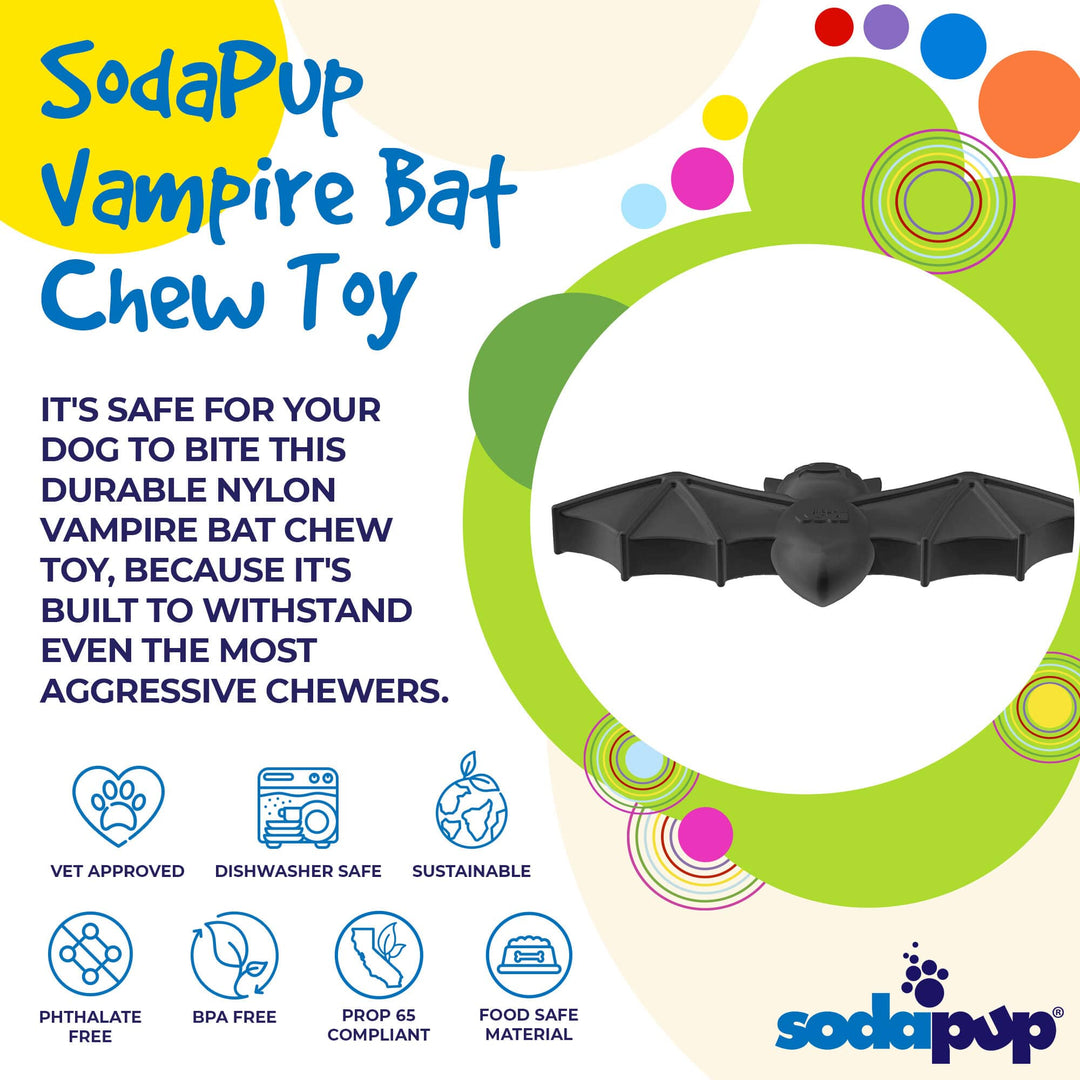 Vampire Bat Nylon Dog Chew Toy for Aggressive Chewers | USA Made &amp; FDA Compliant