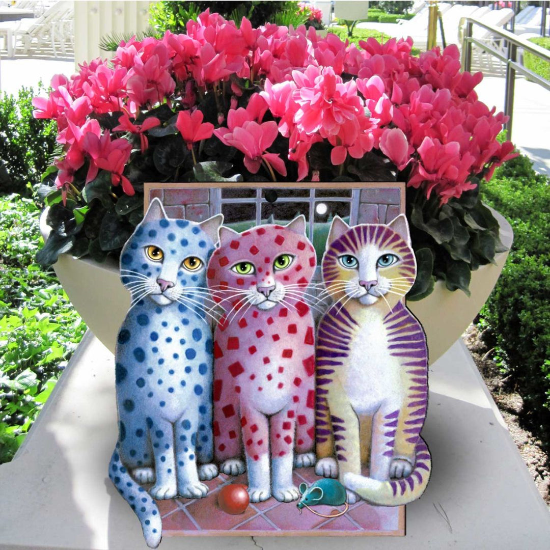 Board Meeting Holiday Door Decor by Laura Seeley - Pets Dog and Cats Decor - 8512051H