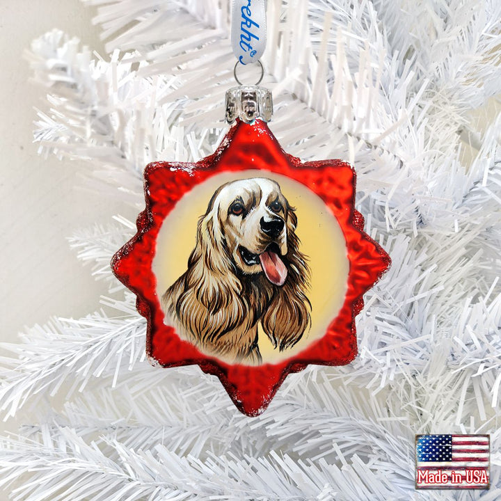 Labradoodle Mercury Glass Ornament by G. DeBrekht - Pets Dog and Cats Decor - 774021