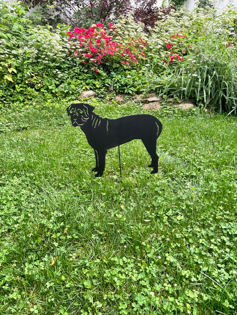 BullMastiff Garden Stake or Wall Hanging (Style 1)