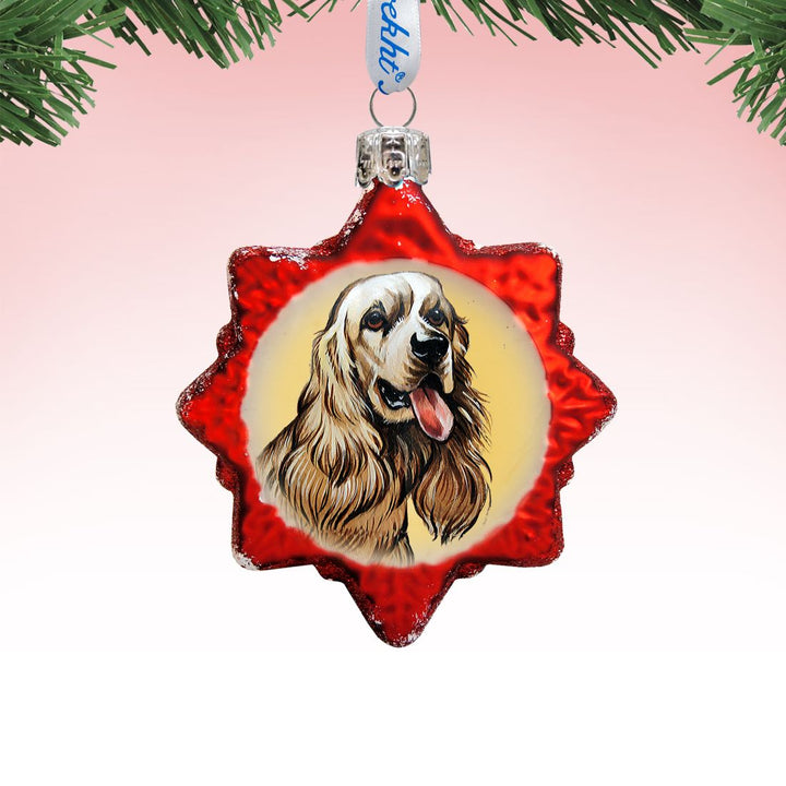 Labradoodle Mercury Glass Ornament by G. DeBrekht - Pets Dog and Cats Decor - 774021