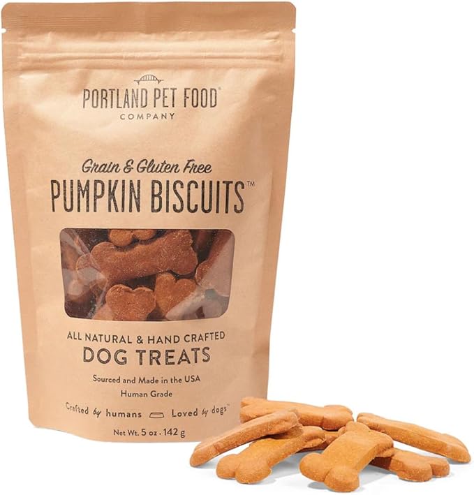Portland Dog Grain Free &amp; Gluten Free Biscuits Pumpkin (5oz)