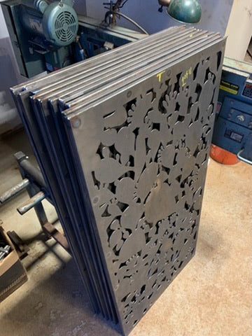 Outdoor Metal Deck Privacy Screen Panels (60” &amp; 72”) – Heavy-Duty Steel for Patio &amp; Backyard