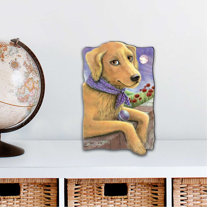 Flowers Fetch &amp; Fun Holiday Outdoor Decor Large Ornament by Laura Seeley - Pets Dog and Cats Decor - 8511011M