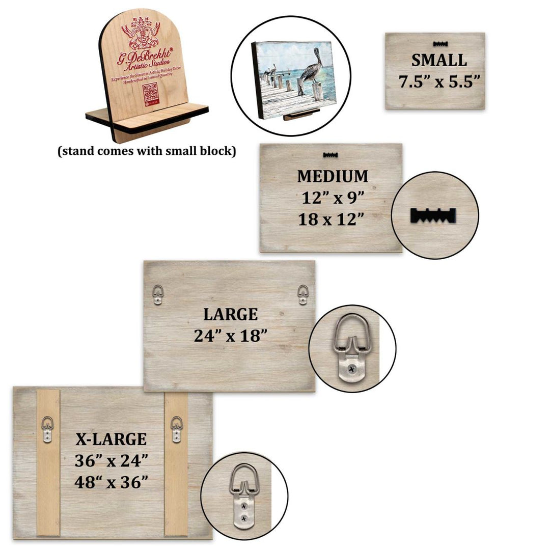 Flowers Fetch &amp; Fun Wooden Wall Art by Laura Seeley - Pets Dog and Cats Decor - 8511111B