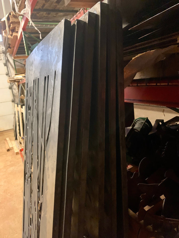 Outdoor Metal Privacy Fence Panels (60” &amp; 72”) – Heavy-Duty Steel for Backyard &amp; Patio