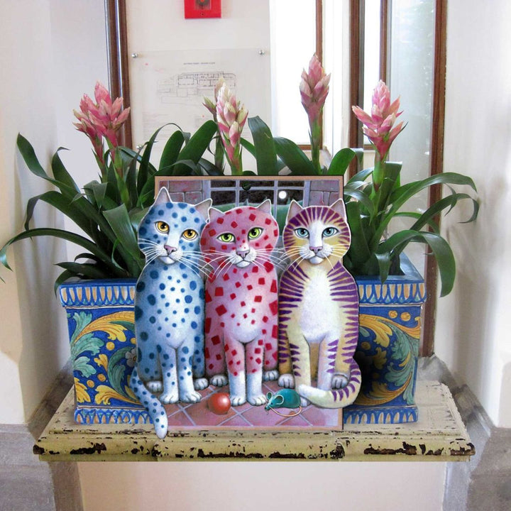 Board Meeting Holiday Door Decor by Laura Seeley - Pets Dog and Cats Decor - 8512051H