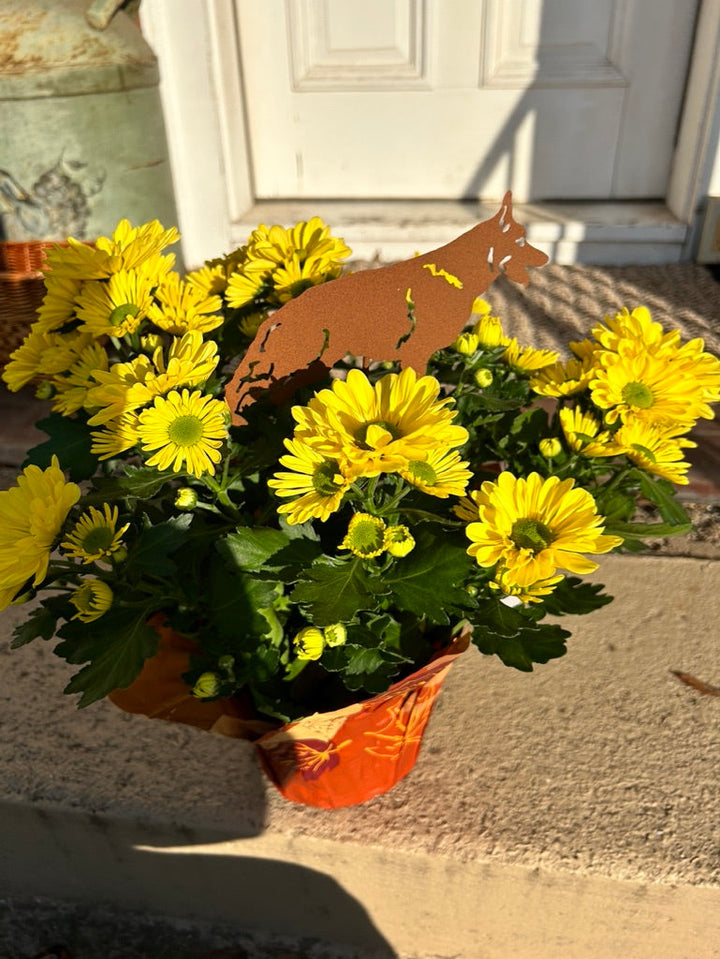 German Shepherd Plant Stake