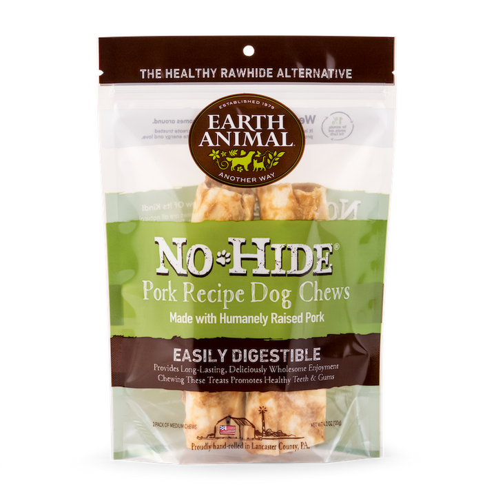 Earth Animal No Hide Medium Pork Dog Rolls (2pk) (4.2oz)