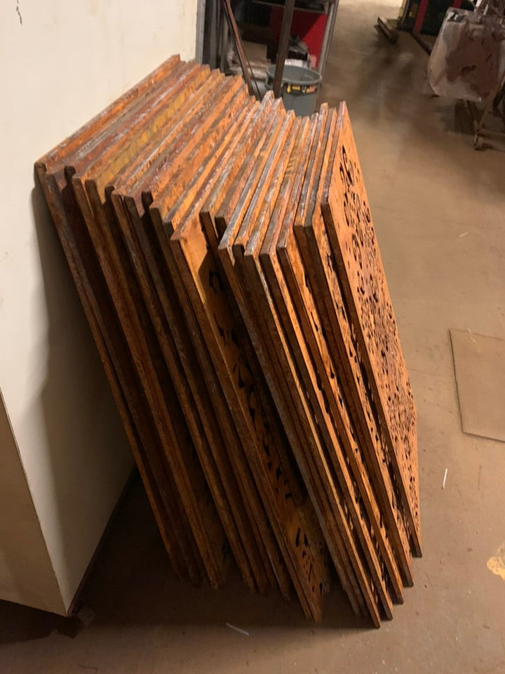 Outdoor Metal Privacy Screen Panel (Optimum) – Heavy-Duty Steel for Patio &amp; Fence (60” &amp; 72”)