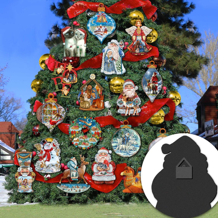 Spring Training Holiday Outdoor Decor Large Ornament by Laura Seeley - Pets Dog and Cats Decor - 8511015M