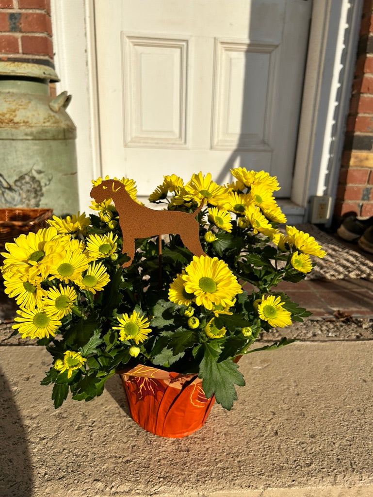 Airedale Terrier Plant Stake / Pet Memorial