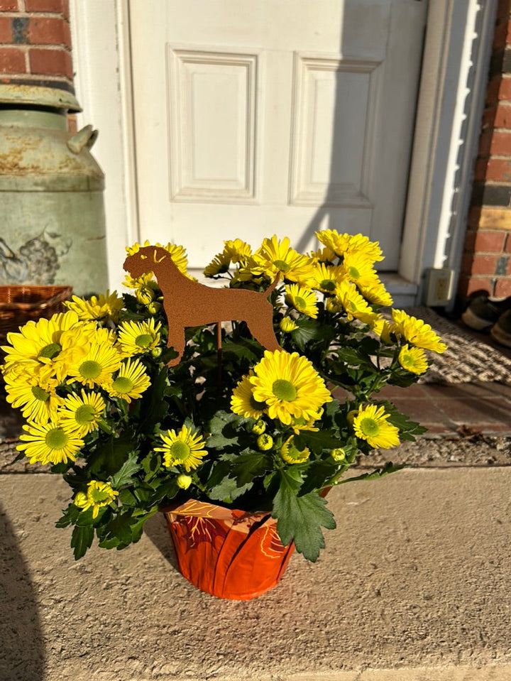 Airedale Terrier Plant Stake / Pet Memorial