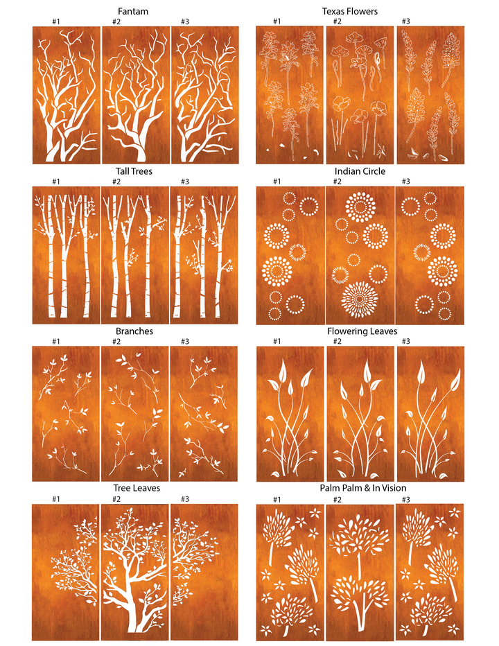Privacy Screens or Decorative Wall Art