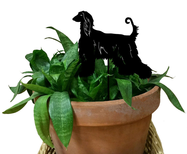 Afghan Hound Plant Stake