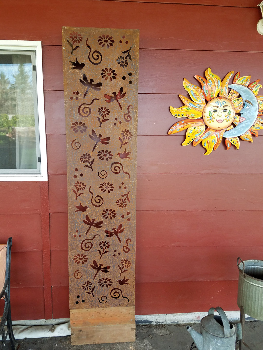 Outdoor Metal Patio Privacy Screen Panels (60” &amp; 72”) – Heavy-Duty Steel for Deck &amp; Backyard
