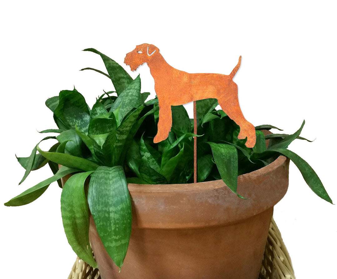 Airedale Terrier Plant Stake / Pet Memorial
