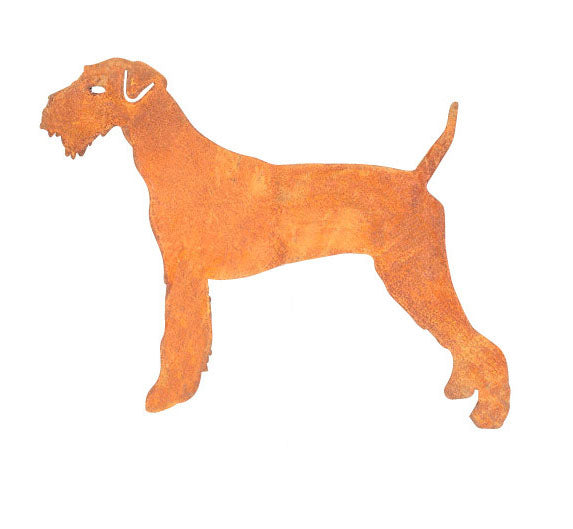 Airedale Terrier Garden Stake or Dog Wall Art