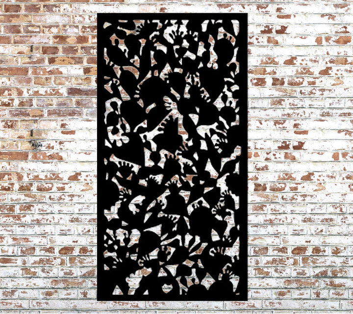Outdoor Privacy Screen or Metal Wall Sculpture (46" Inch)