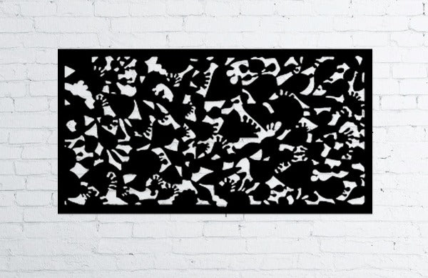 Outdoor Privacy Screen or Metal Wall Sculpture (46" Inch)