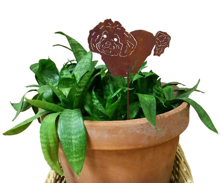 Bichon Frise Plant Stake