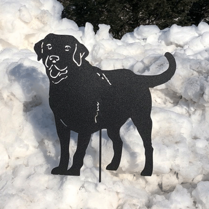 Labrador Statue or Dog Wall Art