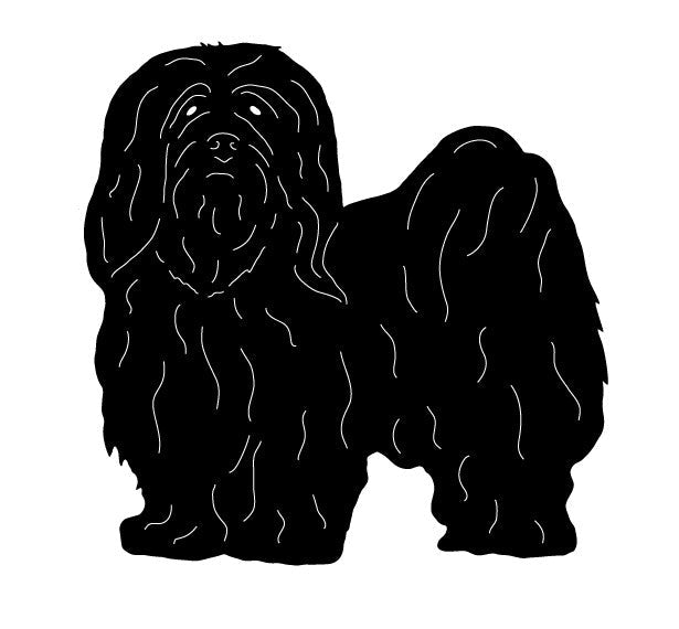 Lhasa Apso Garden Stake or Wall Hanging (Style 2)