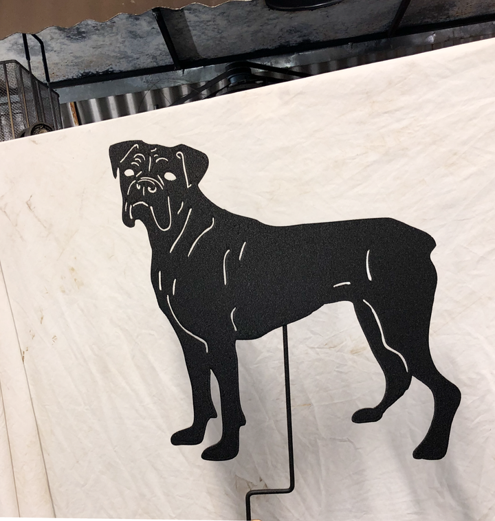 Boxer Statue or Dog Wall Art