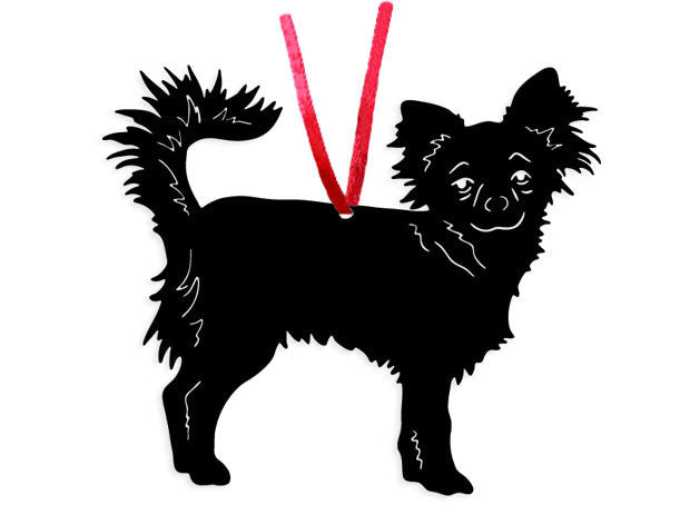 Chihuahua – Long Haired (Style 4) Plant Stake