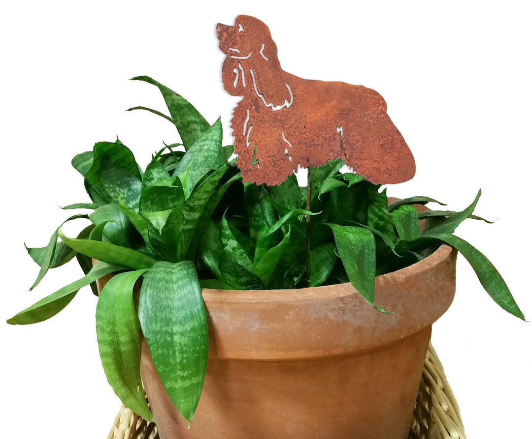 Cocker Spaniel Plant Stake