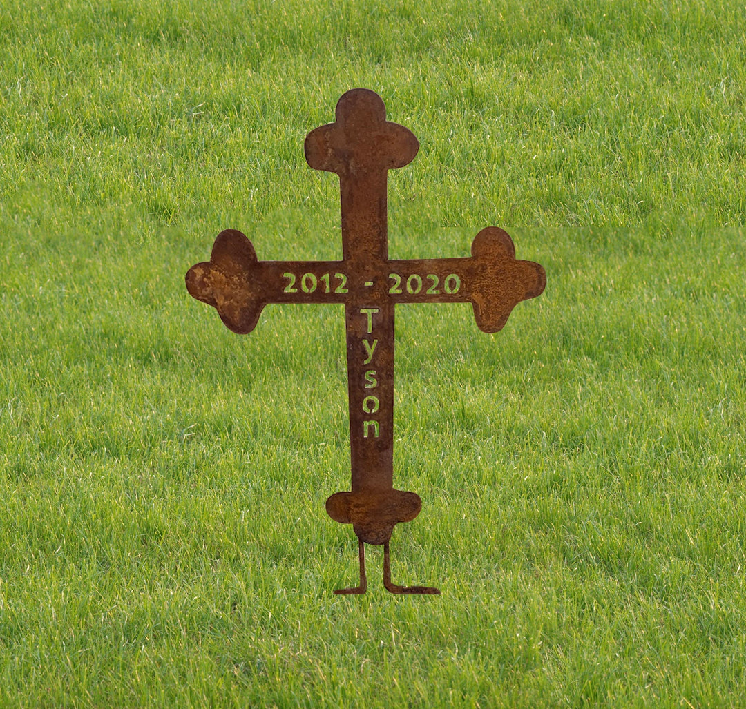 Memorial Cross or Cross Wall Art - 25"