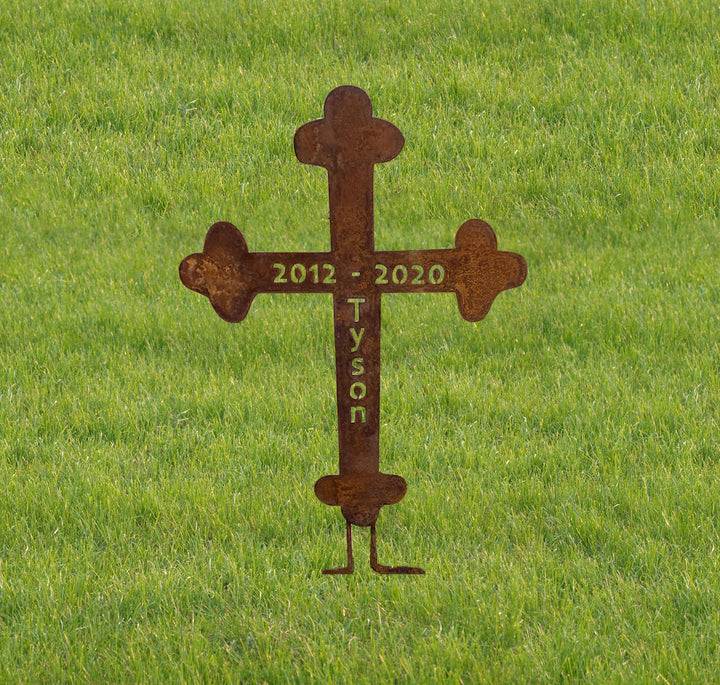 Memorial Cross or Cross Wall Art - 25"