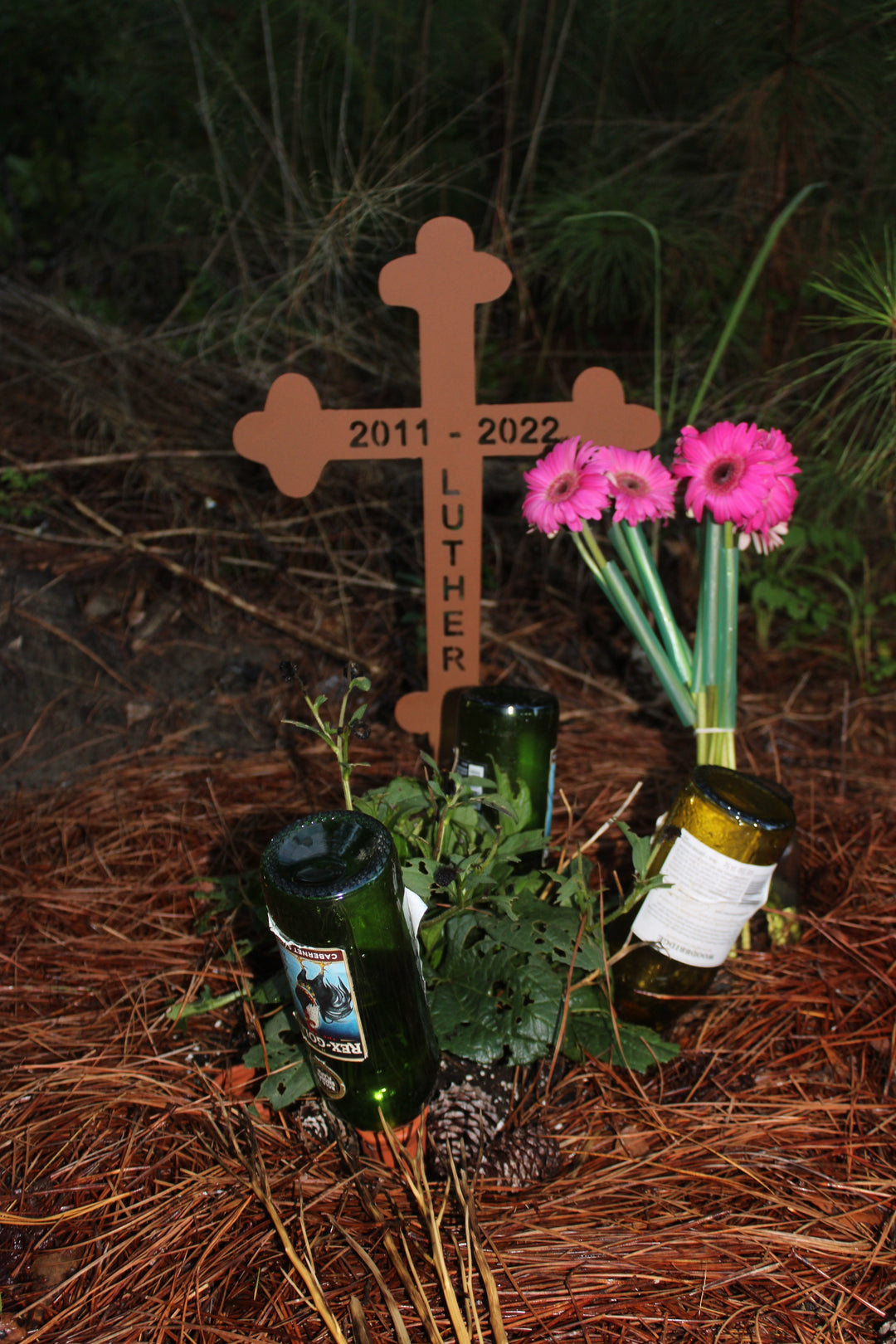 Memorial Cross or Cross Wall Art - 25"
