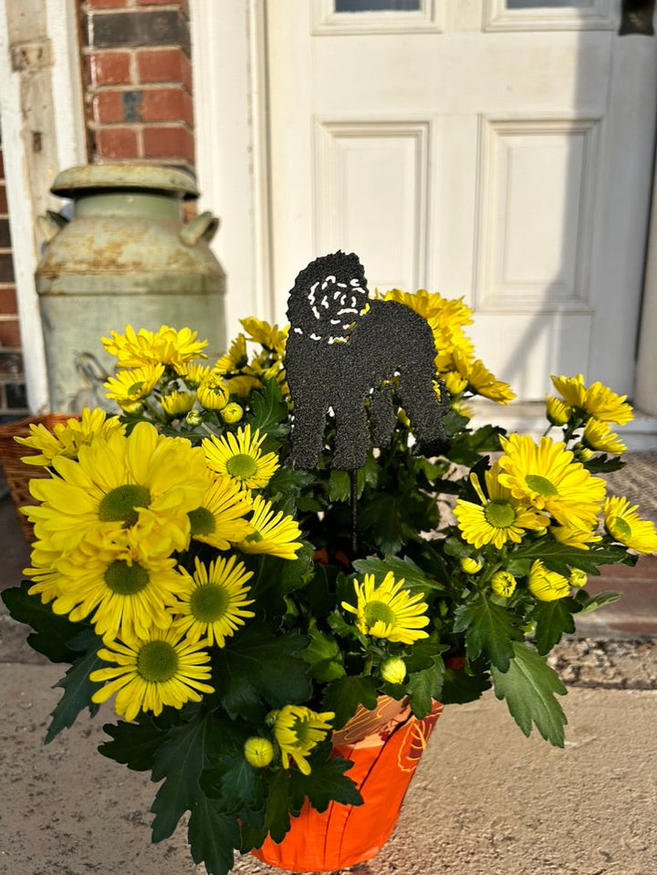 Labradoodle Plant Stake / Decorative Plant Marker