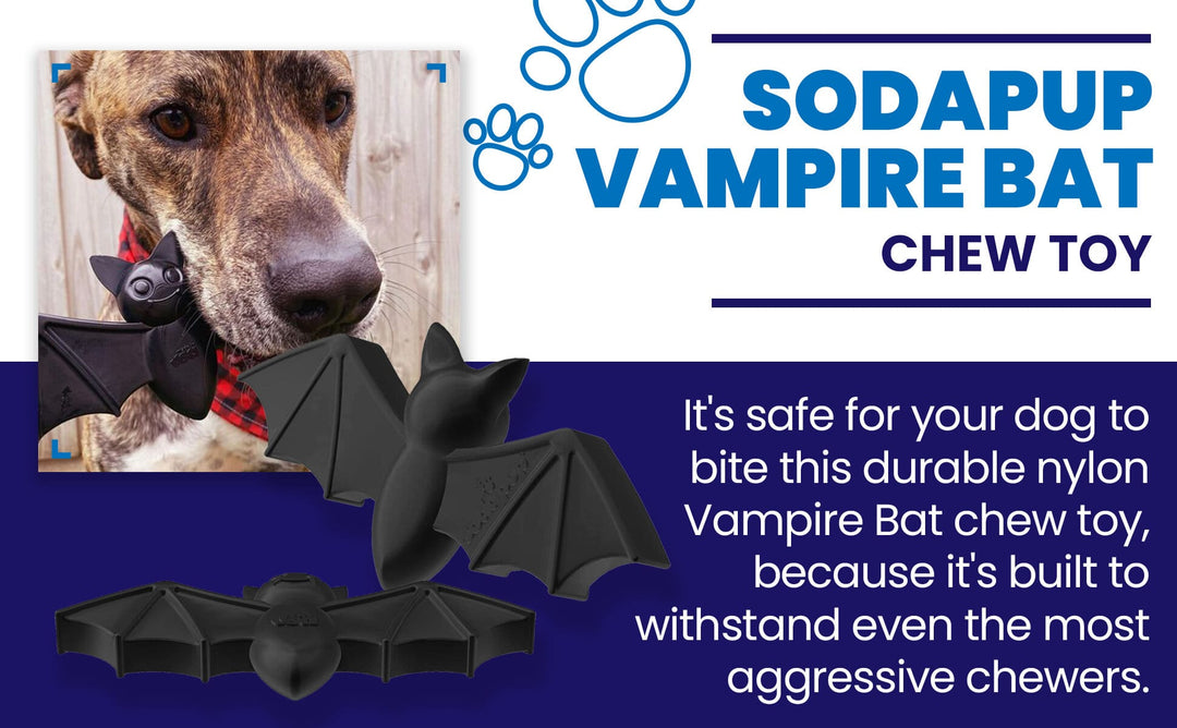 Vampire Bat Nylon Dog Chew Toy for Aggressive Chewers | USA Made &amp; FDA Compliant