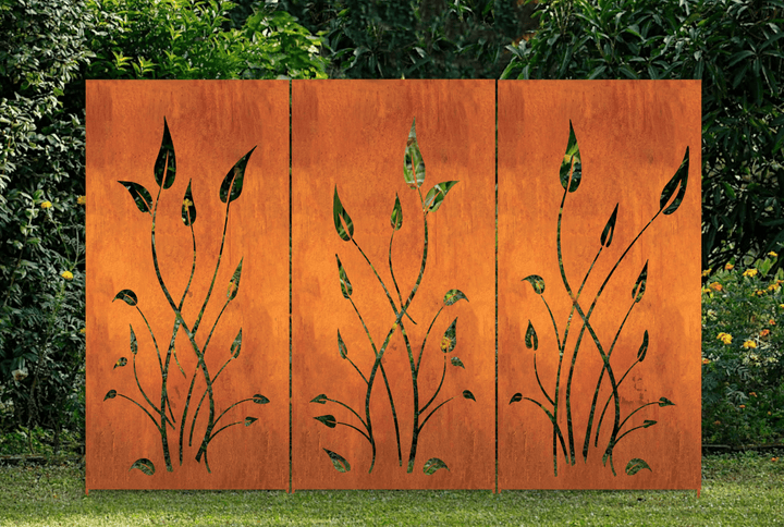Outdoor Privacy Screens or Outdoor Metal Wall Art (46" Inch)
