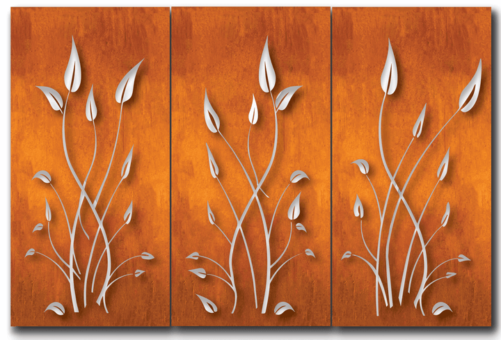 Outdoor Metal Privacy Screen Panels 24" x 60" &amp; 24" x 72" – Heavy-Duty Steel for Patio &amp; Fence