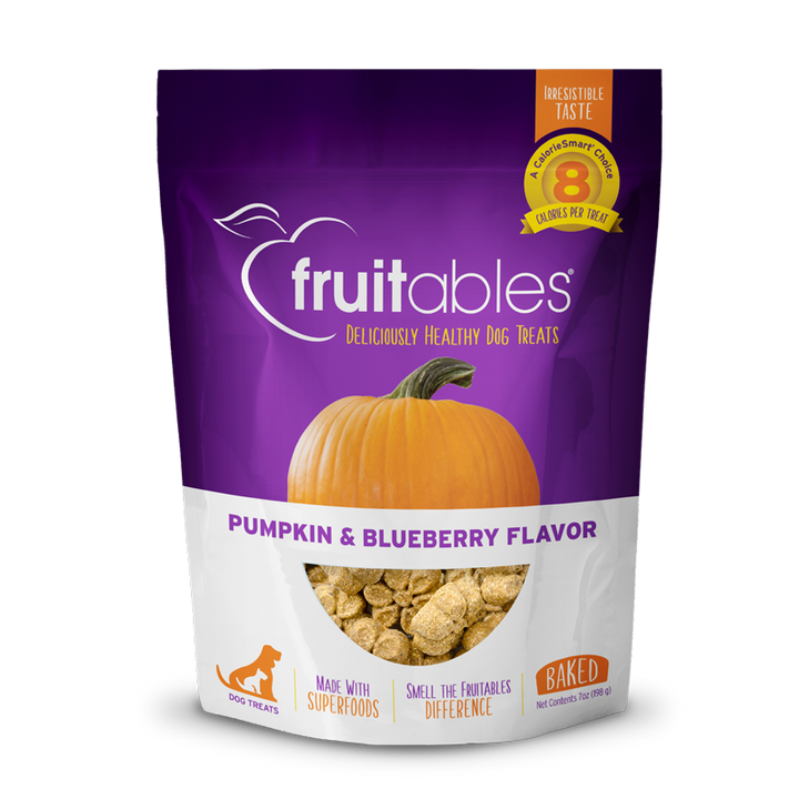 Fruitables Baked Pumpkin &amp; Blueberry Dog Treats (7oz)