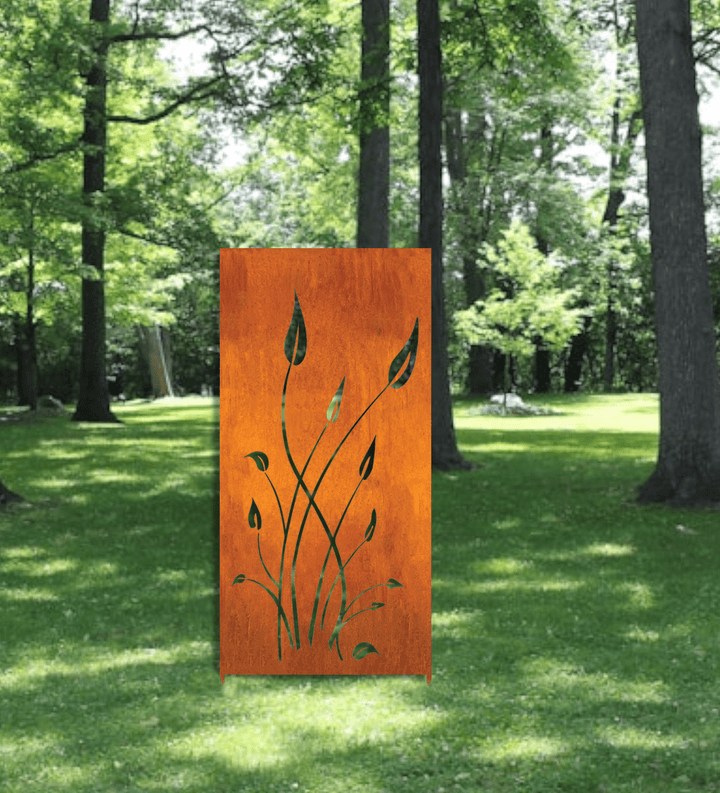 Outdoor Metal Privacy Screen Panels 24" x 60" &amp; 24" x 72" – Heavy-Duty Steel for Patio &amp; Fence