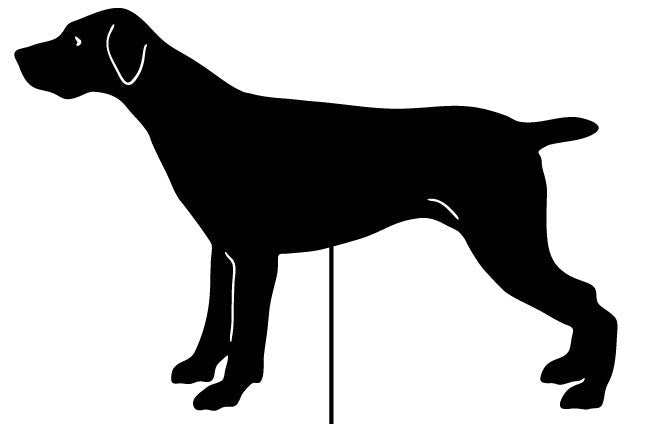German Shorthaired Pointer Garden Stake or Wall Hanging (Style 1)